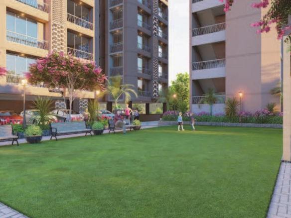 Garden View - Kamalam Serenity in Vaishnodevi Ahmedabad