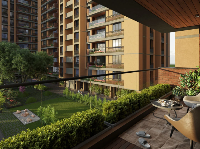 Balcony - Shreedhar Shrine in Koba Gandhinagar