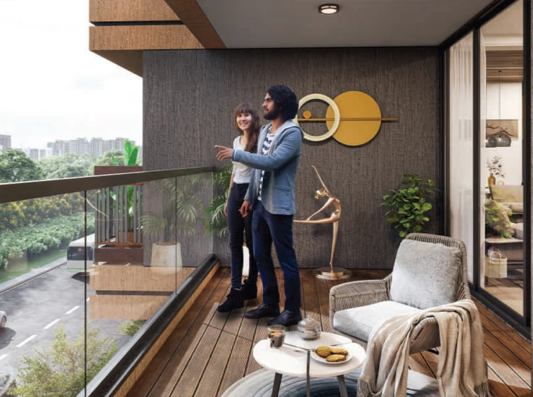 Balcony View - Keshvam Clifton in Khoraj Gandhinagar