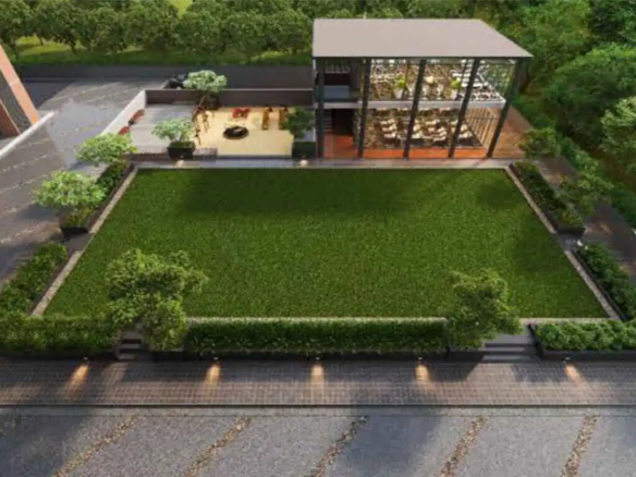 Garden View - Arise Ananta in Gota Ahmedabad