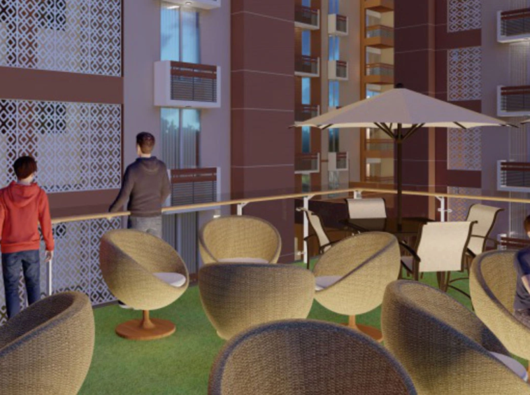 Terrace Night View - Aaravi 119 in Shilaj Ahmedabad