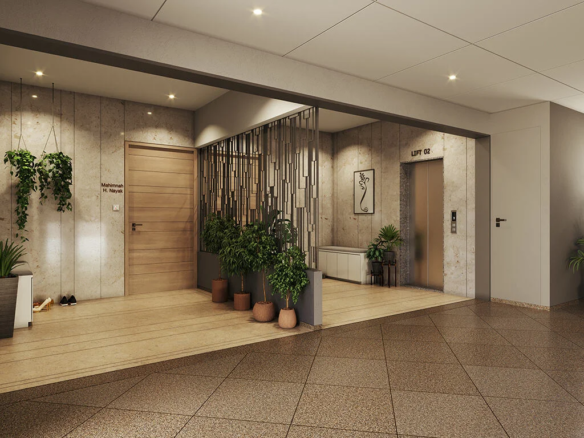 Entrance Foyer - Divya Heights in Vaishnodevi Ahmedabad