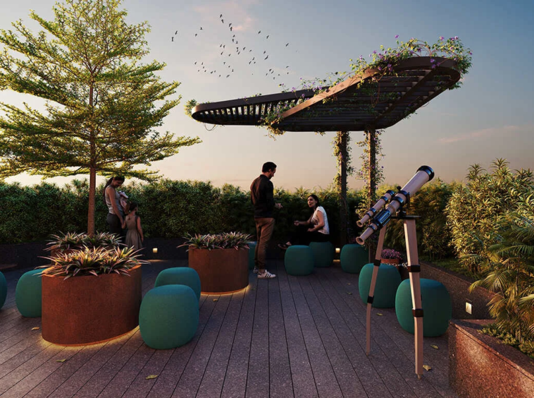 Terrace Sitout - Dream Vianna in Science City Ahmedabad