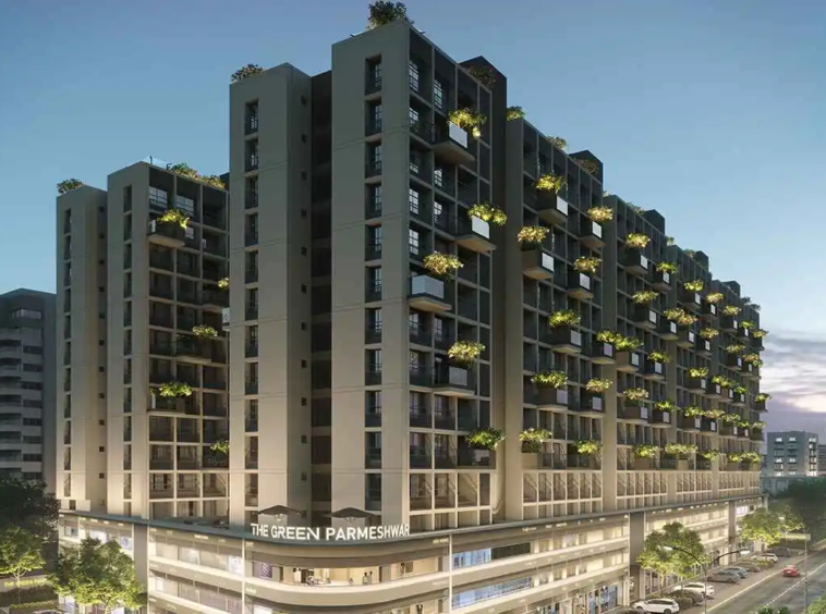2 BHK Luxurious flats in Ahmedabad - The Green Parmeshwar