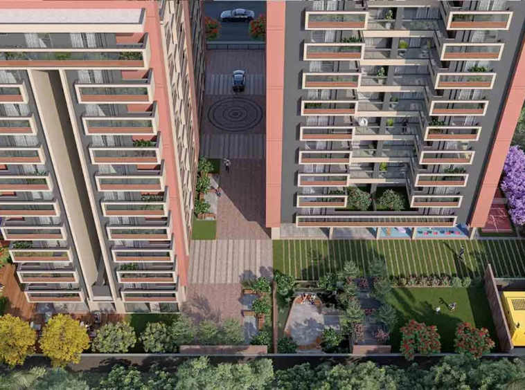 Bird Eye View - Elite Naptune in Chharodi Ahmedabad