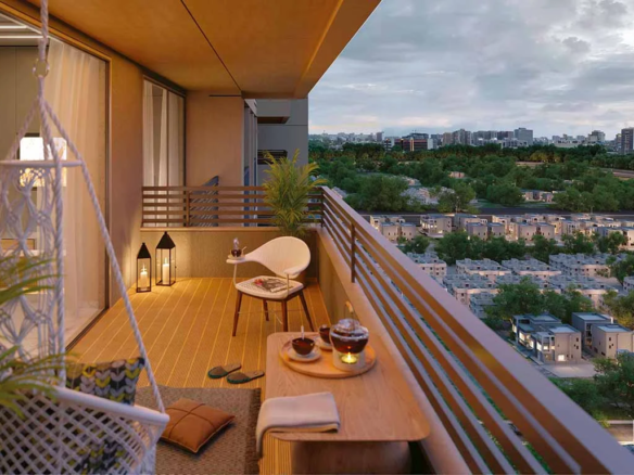 Balcony - Harmony Harikesh in Science City Ahmedabad