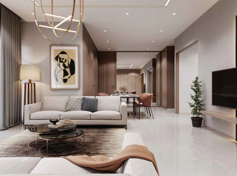 Living Room - Satatya Syrill 2 in Vaishnodevi Ahmedabad