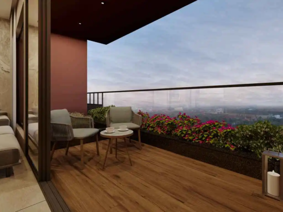 Balcony View - Swamaan Solaris Chandkheda