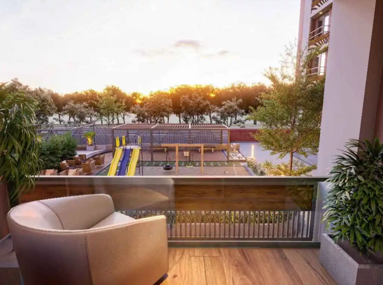 Balcony View - Keshar Kadam in Thaltej Ahmedabad