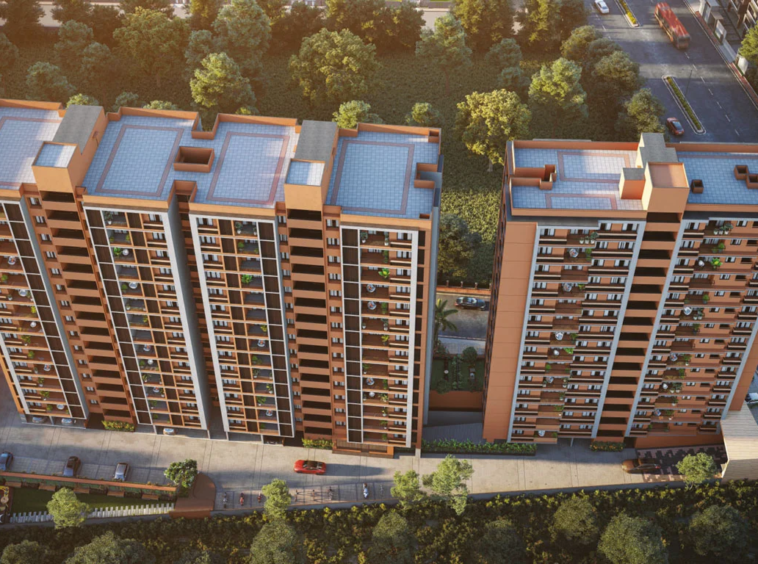 Building top view - The Atlantis 2 in Zundal Ahmedabad