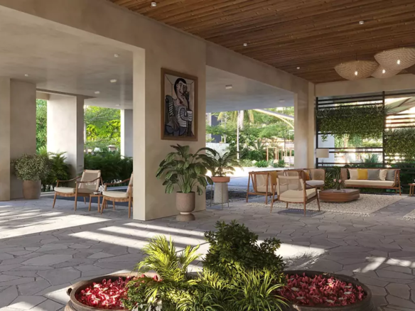 Outdoor Seating Area _ Super Shaligram in Gota Ahmedabad