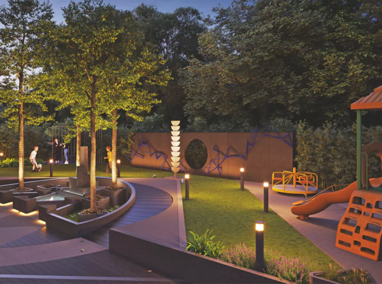 Kids outdoor play area - Vishakha Empyrean in Chharodi