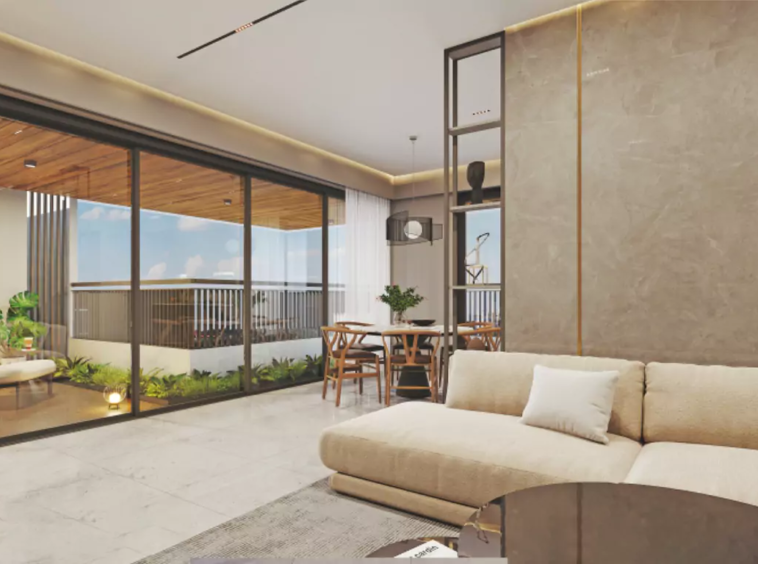 Balcony view - Vishakha Empyrean in Chharodi