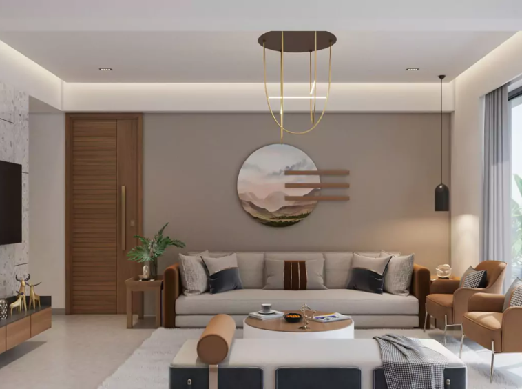 Living Room - Shikshapatri Skyview in Vaishnodevi