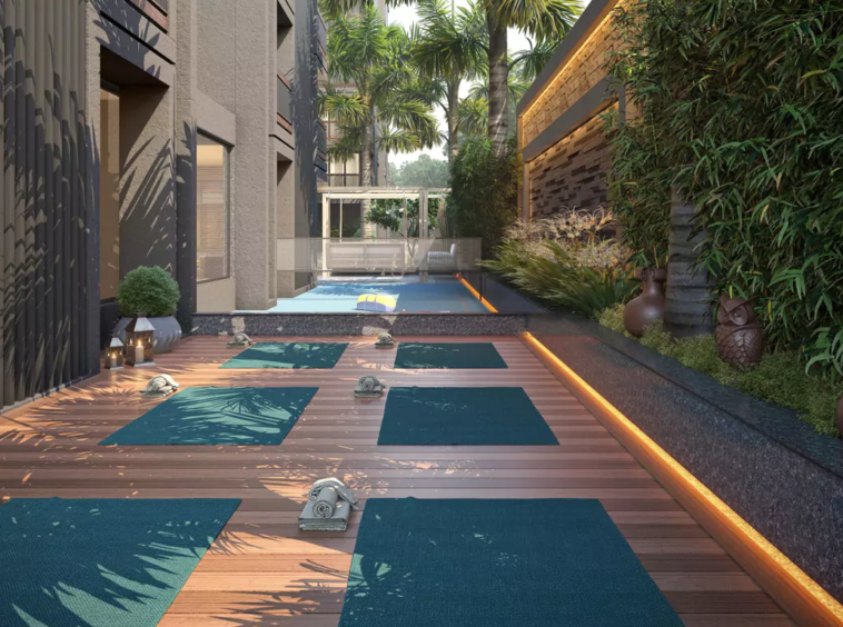 Yoga deck - Shikshapatri Skyview in Vaishnodevi