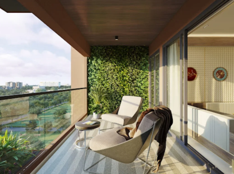 Balcony view_Shilp Paradise in Thaltej