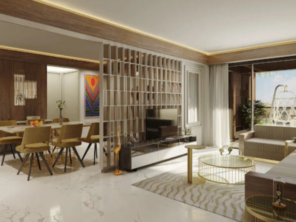 Living room_Shilp Paradise in Thaltej