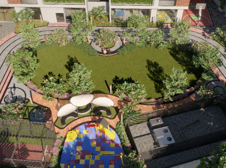 Garden Sky View- Solaris Residency in Naranpura