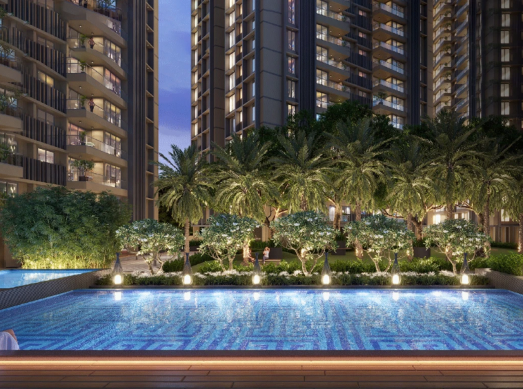 Swimming Pool - Indraprasth Saptak in Naranpur Ahmedabad