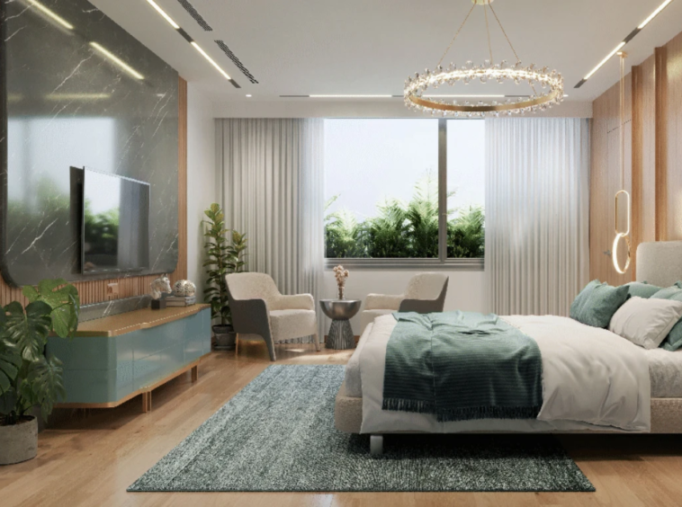 Bedroom - Solaris Residency in Naranpura