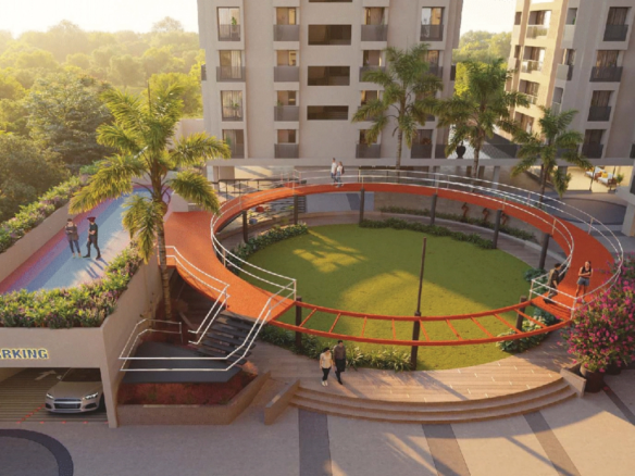 Garden view - Stellavia in Khoraj Gandhinagar