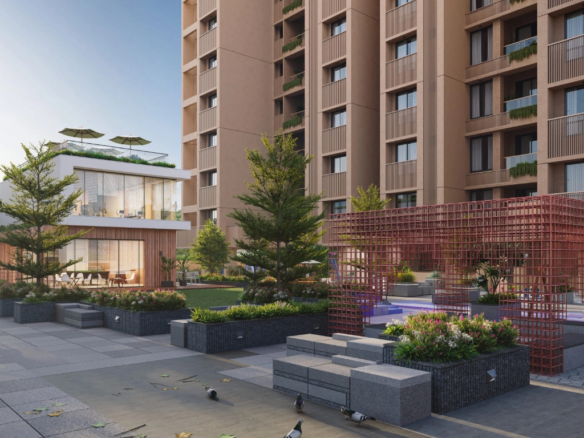 Senior Citizen Seating Area - Venus Deshna in Naranpura