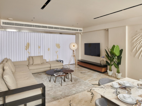 Living room - Oeuvre 2 in Bodakdev Ahmedabad