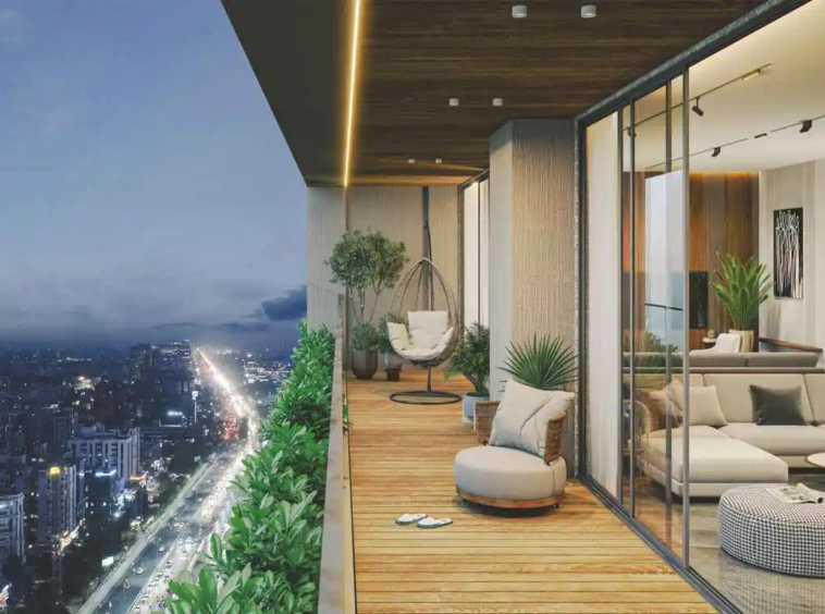 Balcony View - Anamika High Point in Bodakdev