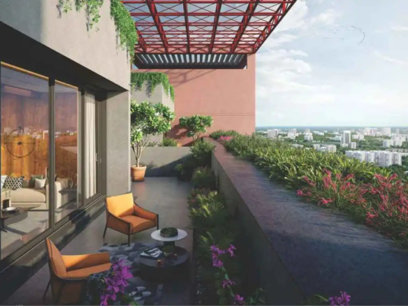 Balcony View - Tremont Adleap in Chharodi Ahmedabad