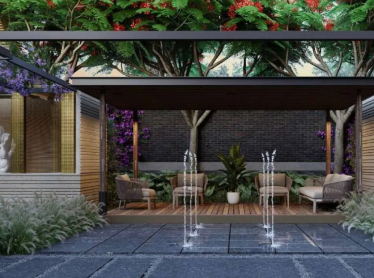 Fountain - Anantara Alpines in Thaltej Ahmedabad