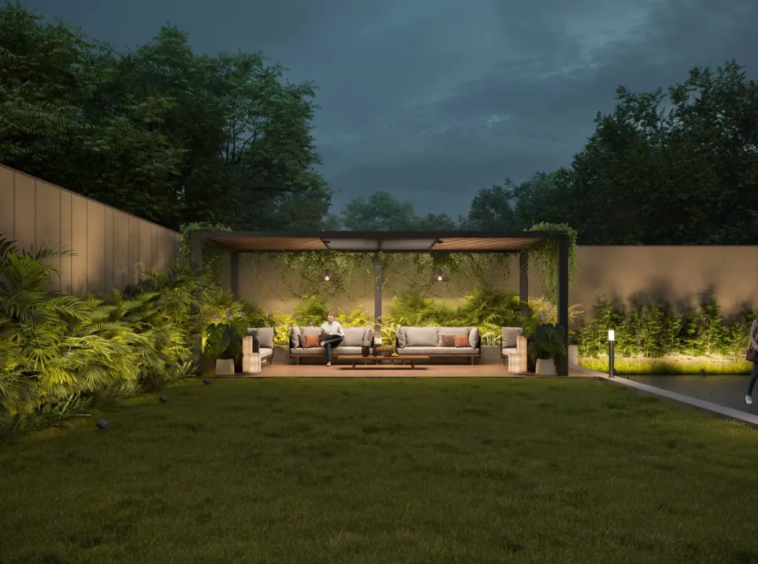 Garden View - Ideal Iris in Vaishnodevi Ahmedabad