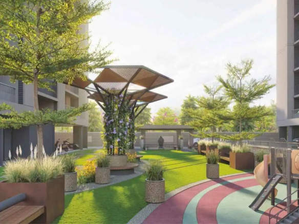 Garden - Corus Ample in Sola Ahmedabad