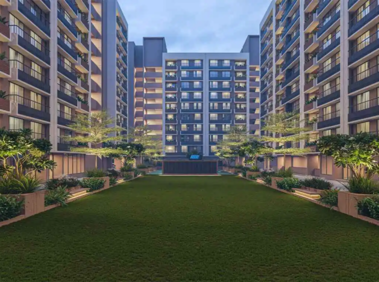 Garden view - Param Nest in Shilaj Ahmedabad
