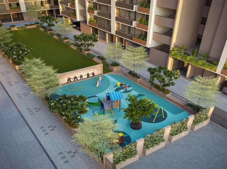 Outdoor play area - Param Nest in Shilaj Ahmedabad
