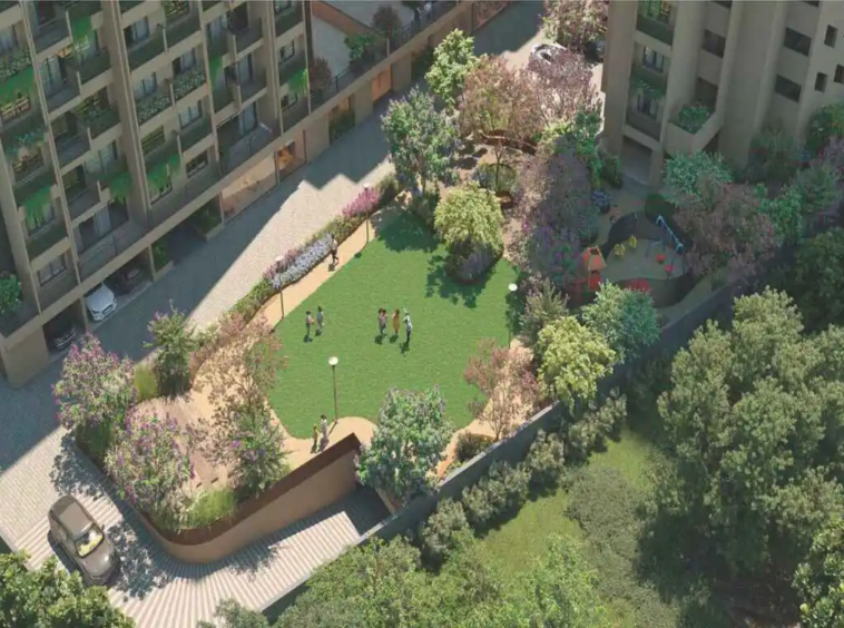 Garden top view - One Fifty One in Bhadaj Ahmedabad