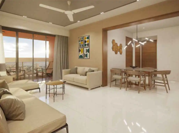Drawing Room - Kameshwar Elite 140 in Bodakdev