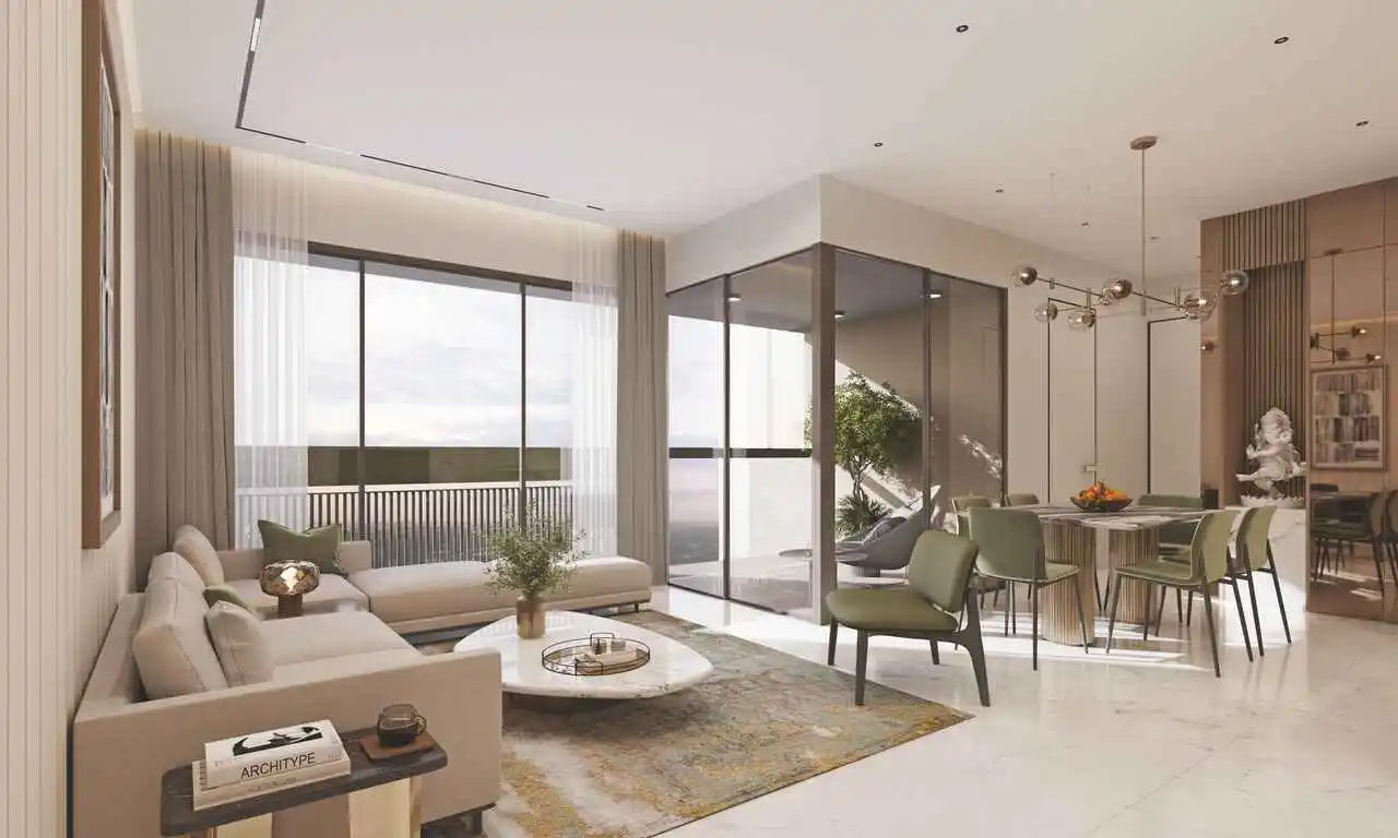 Living room - Anuvrat in Satellite Ahmedabad