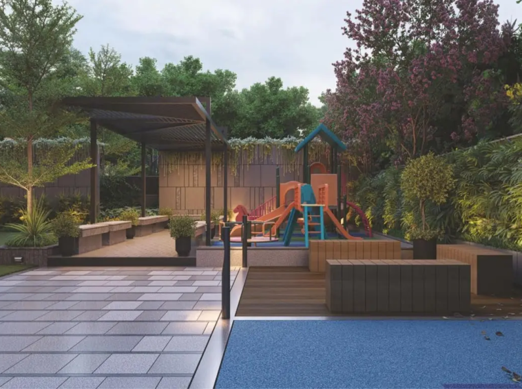 Outdoor play are - The Evara in Sola Ahmedabad