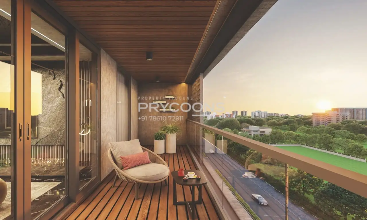 Balcony - Emberlynn 3 in Satellite Ahmedabad