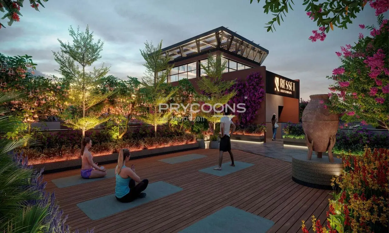 Terrace yoga space - Evara by Resset in South Bopal Ahmedabad