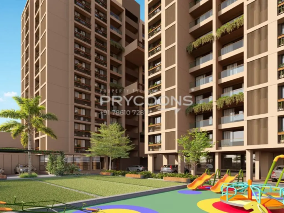 Kids play area - Satyaa Heights in Tragad Ahmedabad