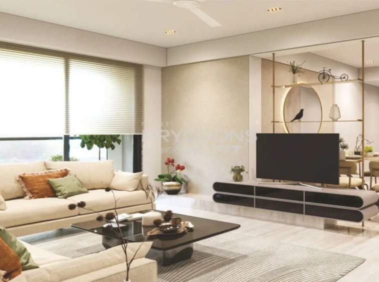 Living room - Saketham Lakeview in Ognaj Ahmedabad