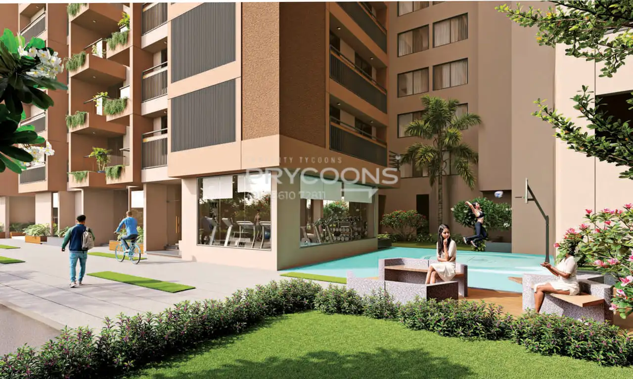 Seating area - Shree Kalash in Tragad Ahmedabad