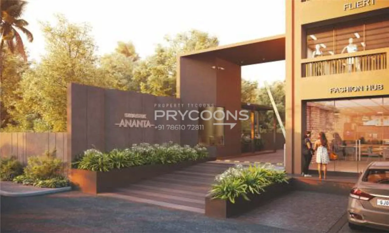 Entry gate - Swastik Ananta in Tragad Ahmedabad